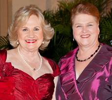 Penny Shaffer and CEO Virginia Jacko