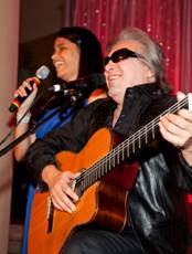 Jose Feliciano sings Para Decir Adios with Miami Lighthouse for the Blind Better Chance Music Production Program graduate Natalia Sulca