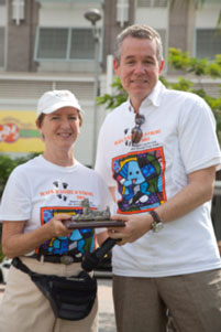 Susan Conroy thanked for designing the brochures