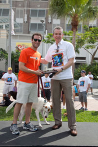 Adam Gross, Miami Dolphins, thanked for their participation