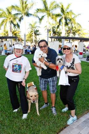CEO Virginia Jacko, Steven Marcus, President & CEO Health Foundation of South Florida and Ruth Marcus