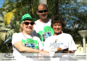 CEO Virginia Jacko, Chairman of the Board Agustin Arellano Jr. with Debi Hertzbach of tMiami.com