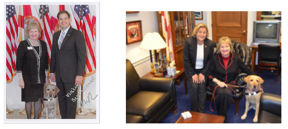 CEO Virginia Jacko visited Senator Marco Rubio and Congresswoman Ileana Ros-Lehtinen