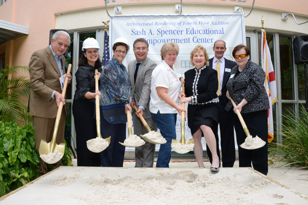 Tomas Regalado, City of Miami Mayor; Ana Maria Rodriguez, Councilwoman City of Doral; Rebeca Sosa, Chairwoman, Miami-Dade County Board of County Commissioners; Joe Garcia, U.S. Congress, Representative Florida District 26; Sally A. Heyman, Miami-Dade Board of County Commissioners; Virginia A. Jacko, President & CEO, Miami Lighthouse for the Blind and Visually Impaired; Agustin Arellano, Jr., Vice President, Finance/CFO OHL Arellano Construction.