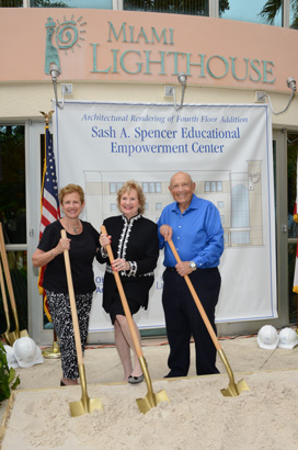 Gail Cohen, CEO Virginia Jacko, Dr. Harold Cohen