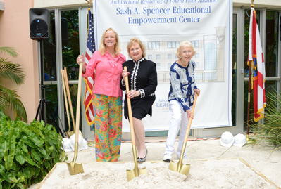 Honorary Board Director Shelly Daniel Rutherford, CEO Virginia Jacko, Eugenie Beckwith McCrea