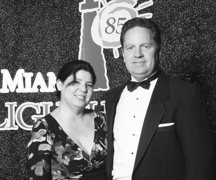 Angelina Werra and Lion Greg Werra