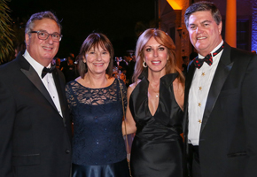 Board Chair Louis Nostro, Janet Nostro and Bill and Julia Beckham