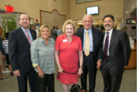 Board Director George Foyo, Congresswoman Ileana Ros-Lehtinen, CEO Virginia Jacko, Mayor Tomas Regalado and Thomas Abraham, Anthony R. Abraham Foundation