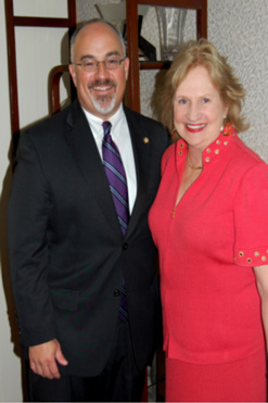 Representative Hudson and Virginia Jacko