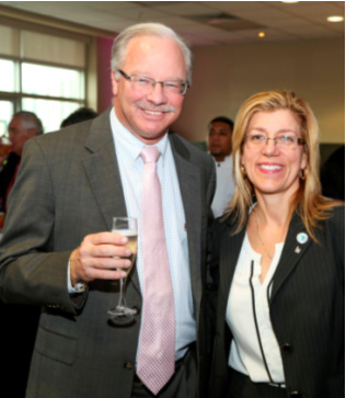 Sponsor Walgreen Co.: Roy Ripak and Georgia Lehoczky.