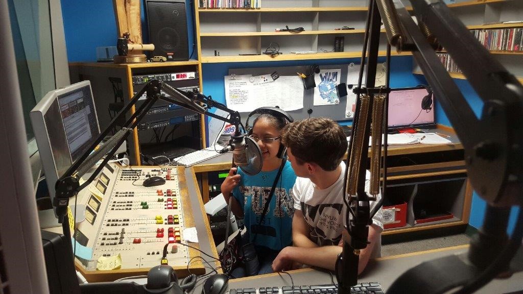 Andre live on WVUM radio at the University of Miami