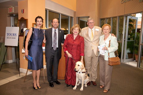 Platinum Sponsor Baptist Health South Florida, George Foyo, Exec. VP & CAO with  Mrs. Foyo, Virginia Jacko, Pres. & CEO, Mrs. & Mr. Wendall Beard