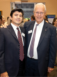 Chairman of the Board Michael Silva and Immediate Past Chairman Owen Freed