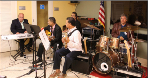Miami Lighthouse Better Chance Music Production Program™ instructors provided background music for guests to enjoy.