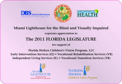MLH expresses appreciation to the 2011 Florida Legislature