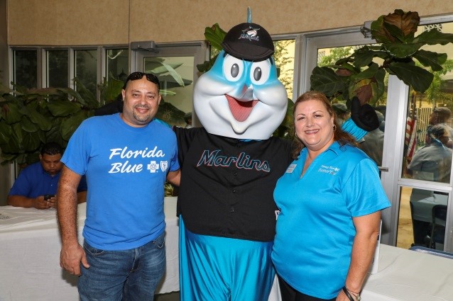 Presenting Sponsor Florida Blue and Billy the Marlin